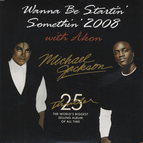 Michael Jackson Wanna Be Startin' Somethin' 2008 French CD